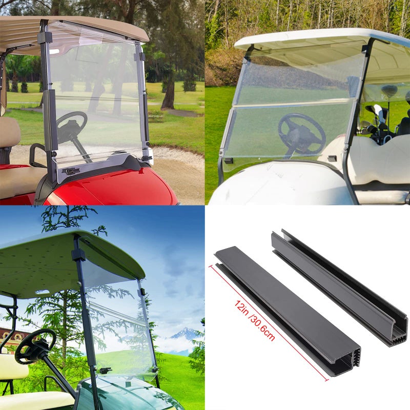 Drive-up Golf Cart Windshield Clips, EZGO Windshield Clips for EZGO 1994-up TXT, DCS, PDS Golf Carts, OEM EGWHC10 - Image 5